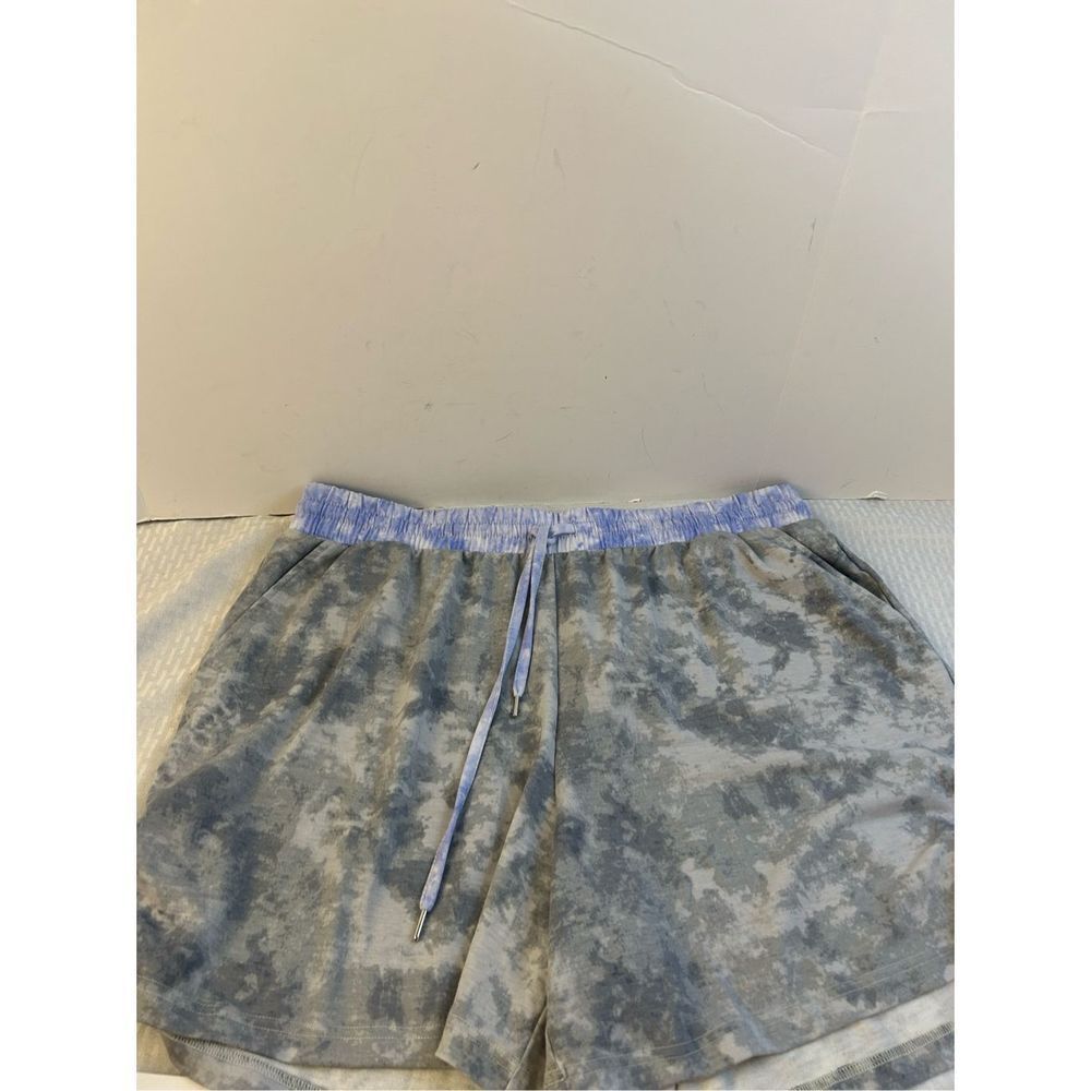 Cato Lounge plus super soft active shorts 22/24w gray purple rn# 37080 new (2x-3